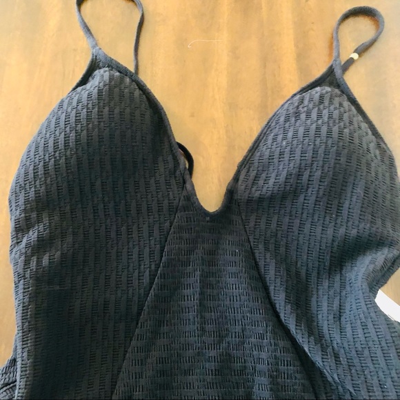 NWT Lucky Brand Chic Plunging One Piece L - Picture 5 of 9
